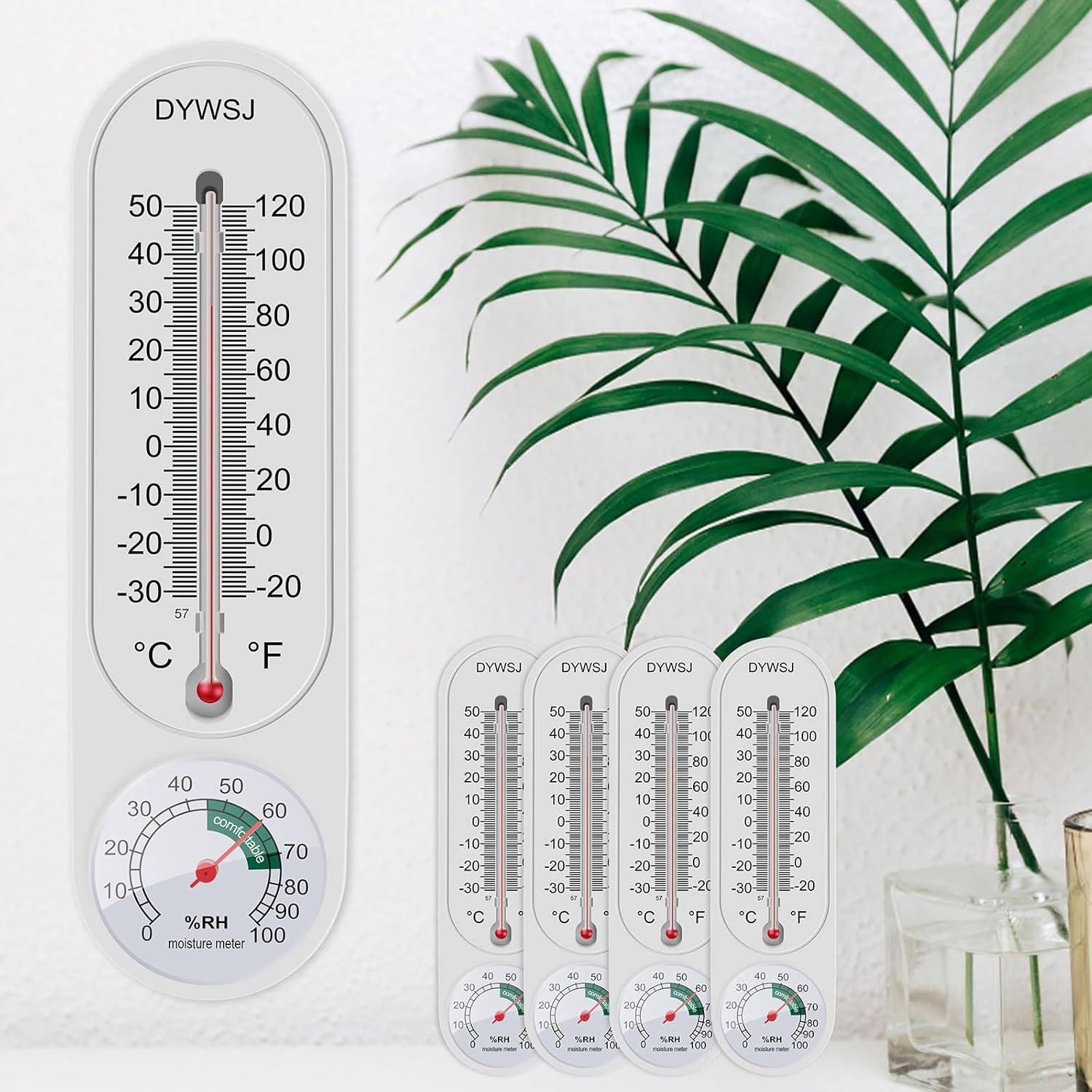 Garden Weather Station - Außen-/Innen-Thermometer Hygrometer Feuchtigkeitsmesser Temperatur- und Feuchtigkeitsanzeige