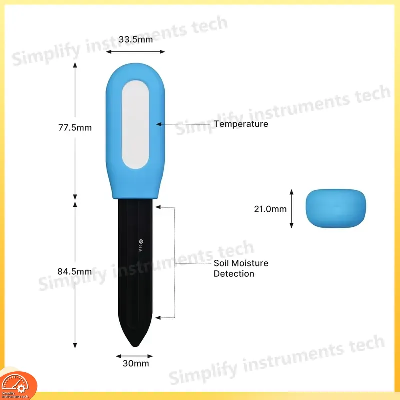 Smart Garden Monitoring System - Intelligenter Bodenfeuchtigkeits- und Temperatursensor WiFi Zigbee