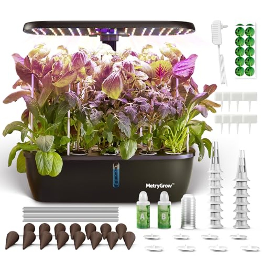 Indoor Herb Garden Kit - MG-15 Hydroponisches Anzuchtsystem-Set Intelligenter Indoor-Garten mit