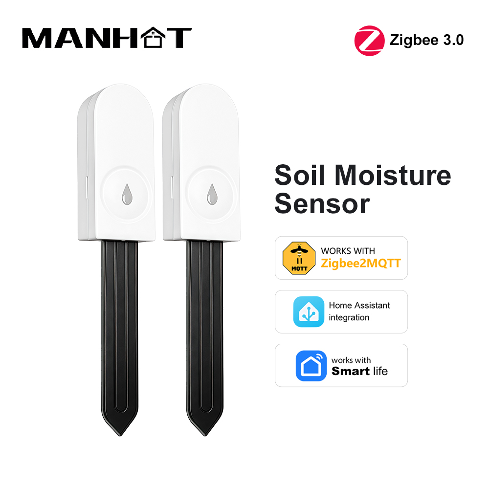Smart Garden Tools - Zigbee 3.0 Bodenfeuchtesensor Temperatur- und Feuchtigkeitsmesser