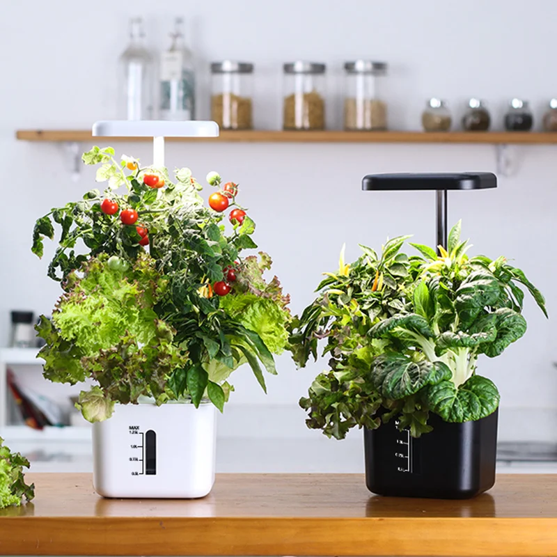 Indoor Herb Garden Kit - Wachstumssystem für den Innengarten, 4 Schoten,