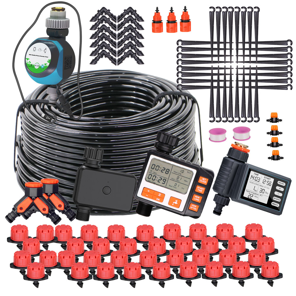 Yoocaa Smart Garden - 50-5m 1/4 ''Schlauch verstellbare Tropfer automatisches