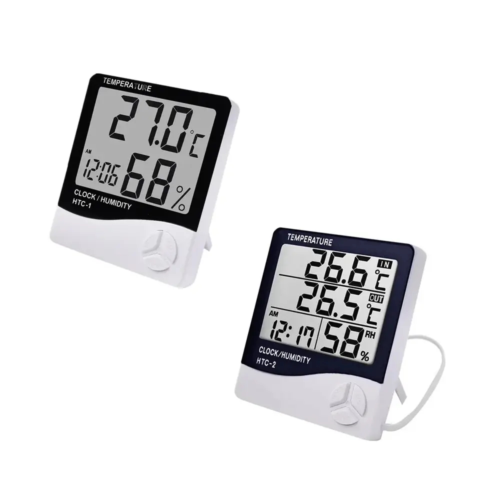 Garden Weather Station - Digitales LCD-Thermometer und Hygrometer für den