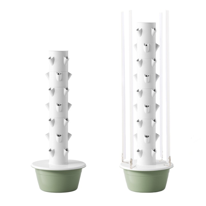 Smart Garden Vertical Planter - Intelligenter vertikaler Hydrokultur-Turm – bodenfreier Pflanzgefäß
