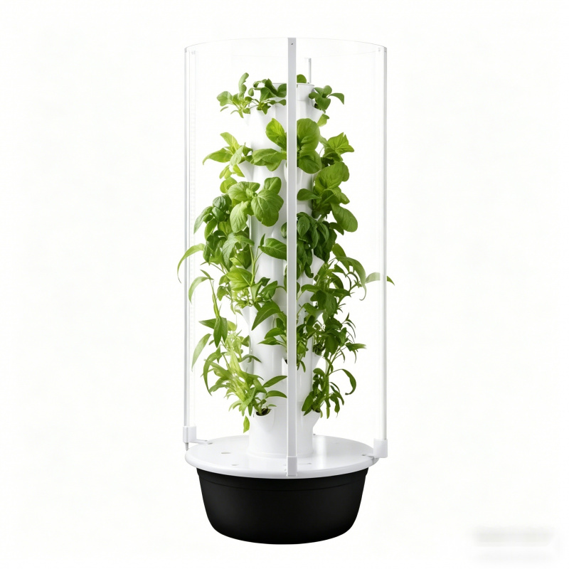 Smart Garden Vertical Planter - 5-Schichtiger Spacetree Vertikaler Hydroponik-Turm mit Wachstumsbeleuchtung