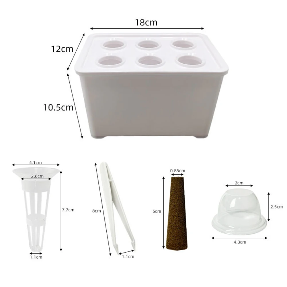 Indoor Herb Garden Kit - Selbstbewässerndes Indoor-Hydroponik-Anzuchtset für Kräuterkultivierung Kompaktes Wasserkultur-System