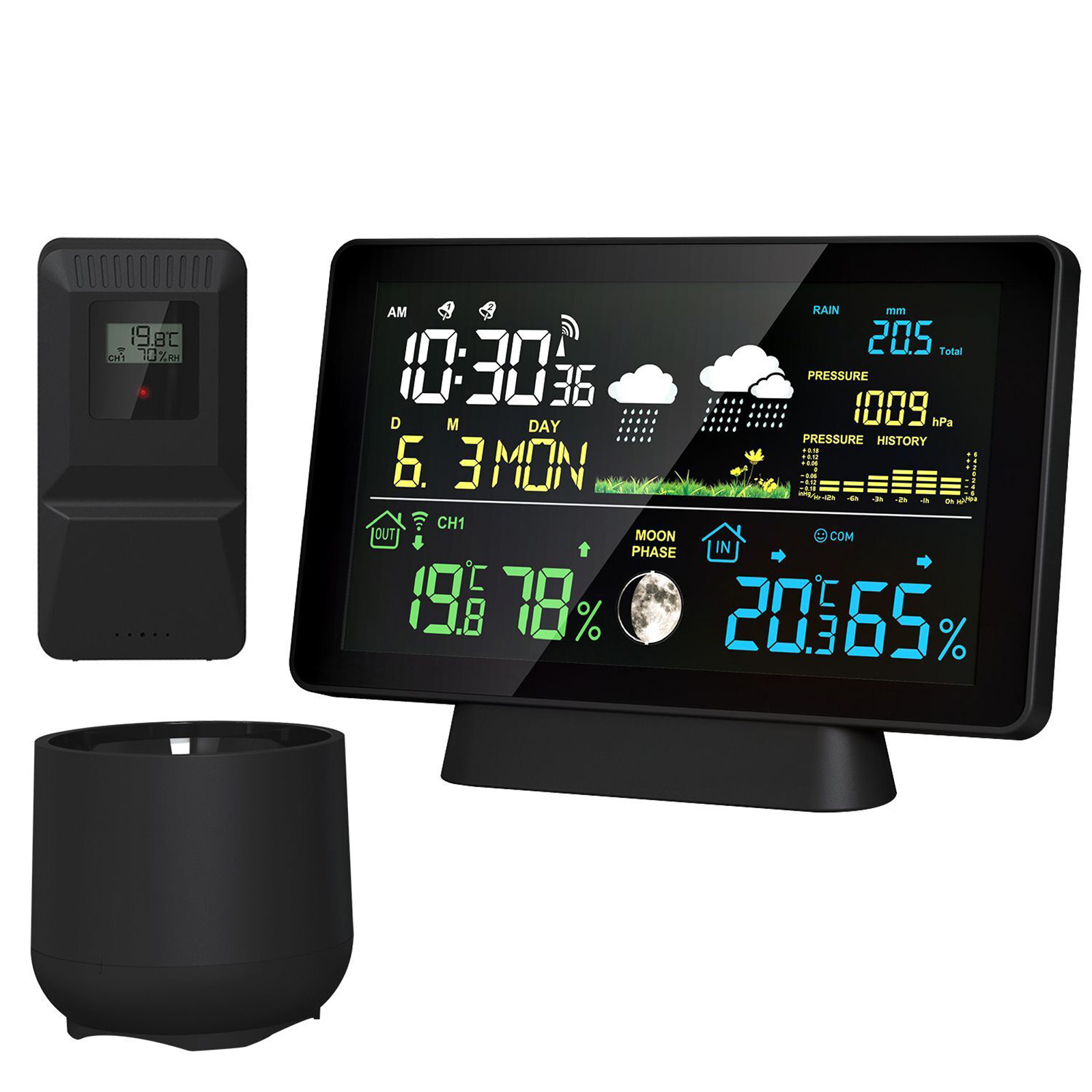 Garden Weather Station - Drahtlose Wetterstation für den Innen- und