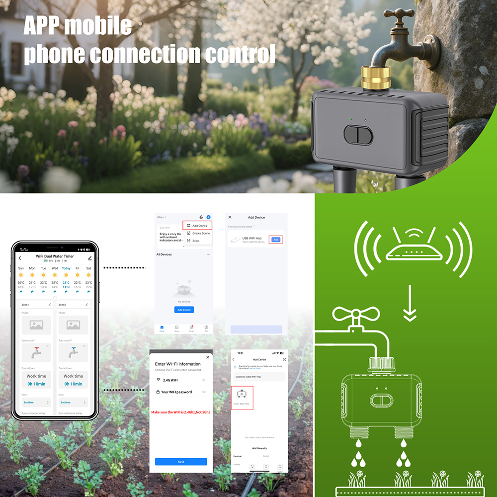 Tuya WiFi Wasser Timer Smart 2 – Smart Garden Monitoring System Bewertung und Preis
