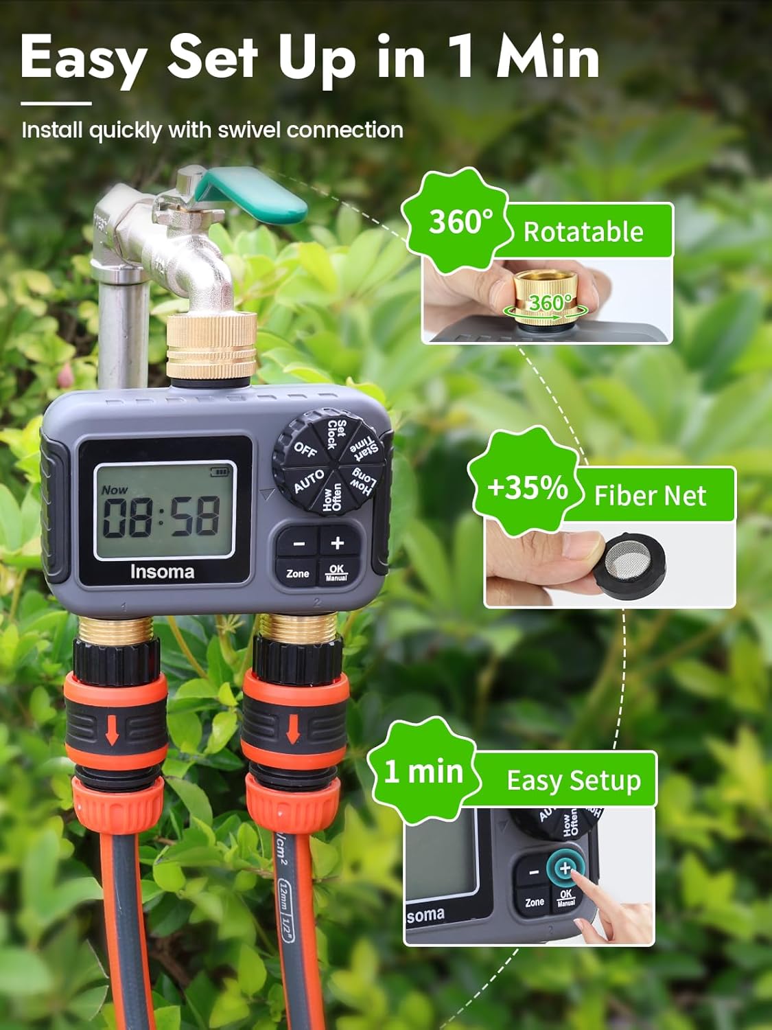 Insoma Smart Irrigation Wateri – Smart Garden Monitoring System Bewertung und Preis