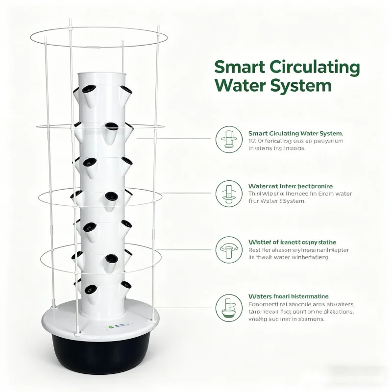 Spacetree Vertikaler Hydroponi – Smart Garden Vertical Planter Bewertung und Preis