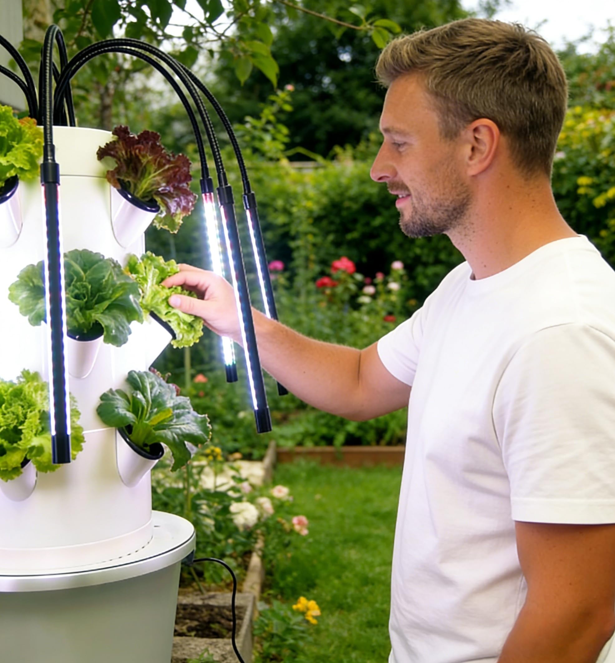 Vertikales Hydroponisches Anba – Smart Garden Vertical Planter Bewertung und Preis