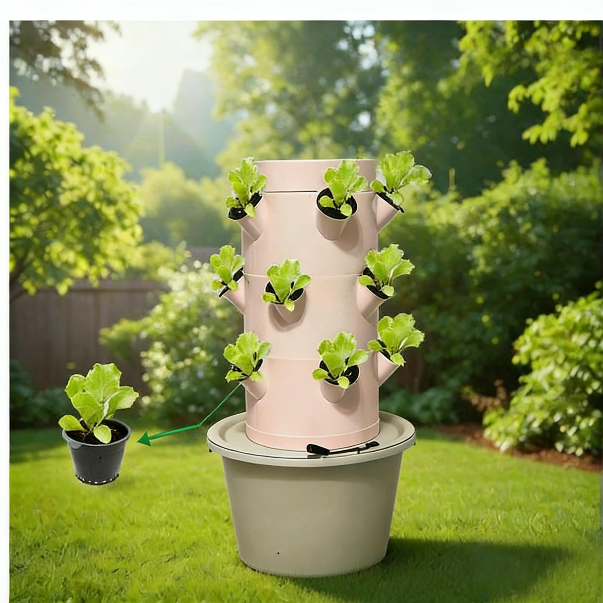 Vertikales Hydroponisches Anba – Smart Garden Vertical Planter Bewertung und Preis