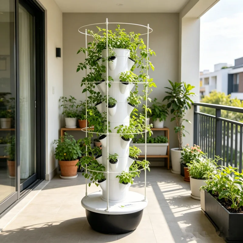 9-stöckiger Aeroponischer Hydr – Smart Garden Vertical Planter Bewertung und Preis