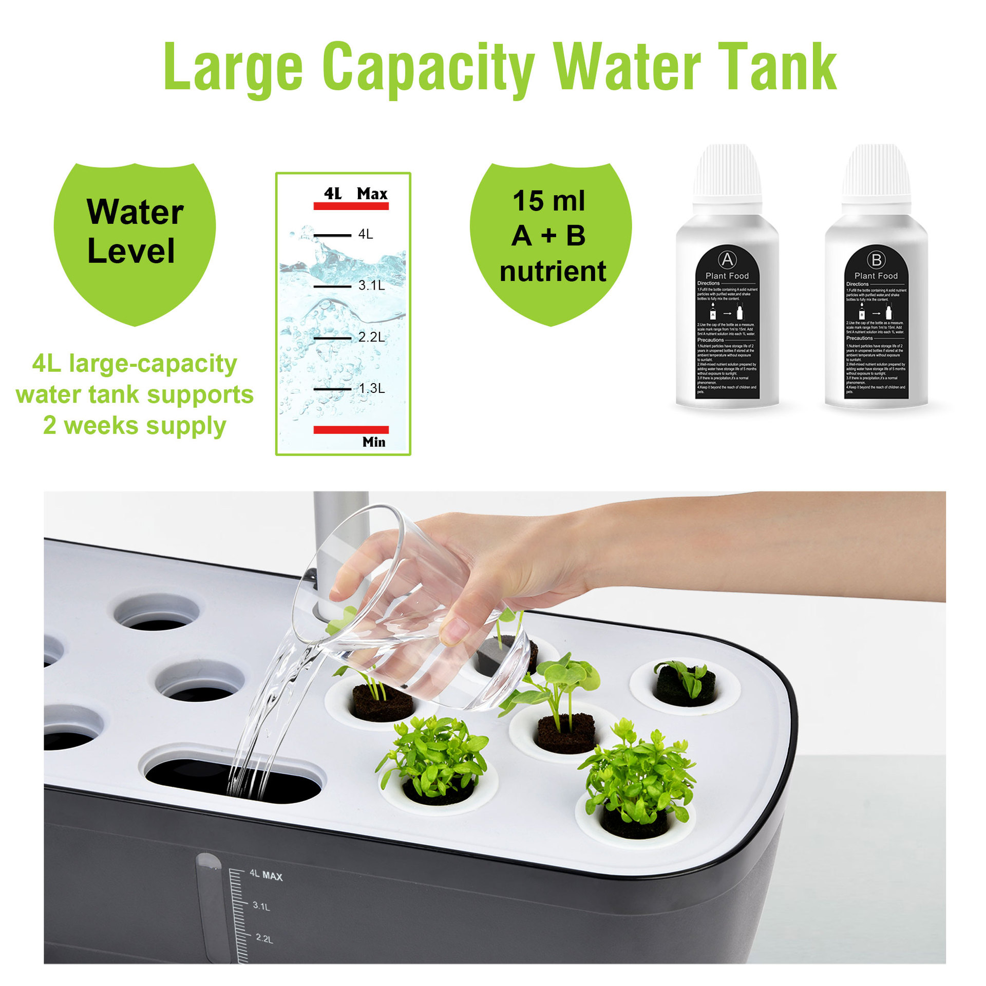 Hydroponisches Wachstumssystem – Indoor Herb Garden Kit Bewertung und Preis