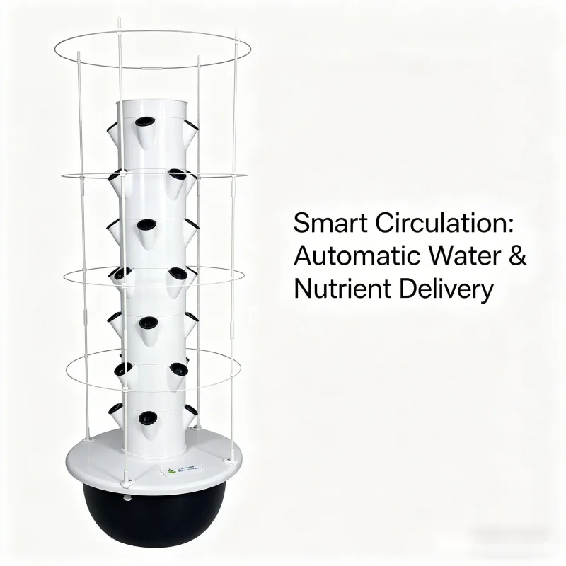 9-stöckiger Hydroponik-Turm fü – Smart Garden Vertical Planter Bewertung und Preis