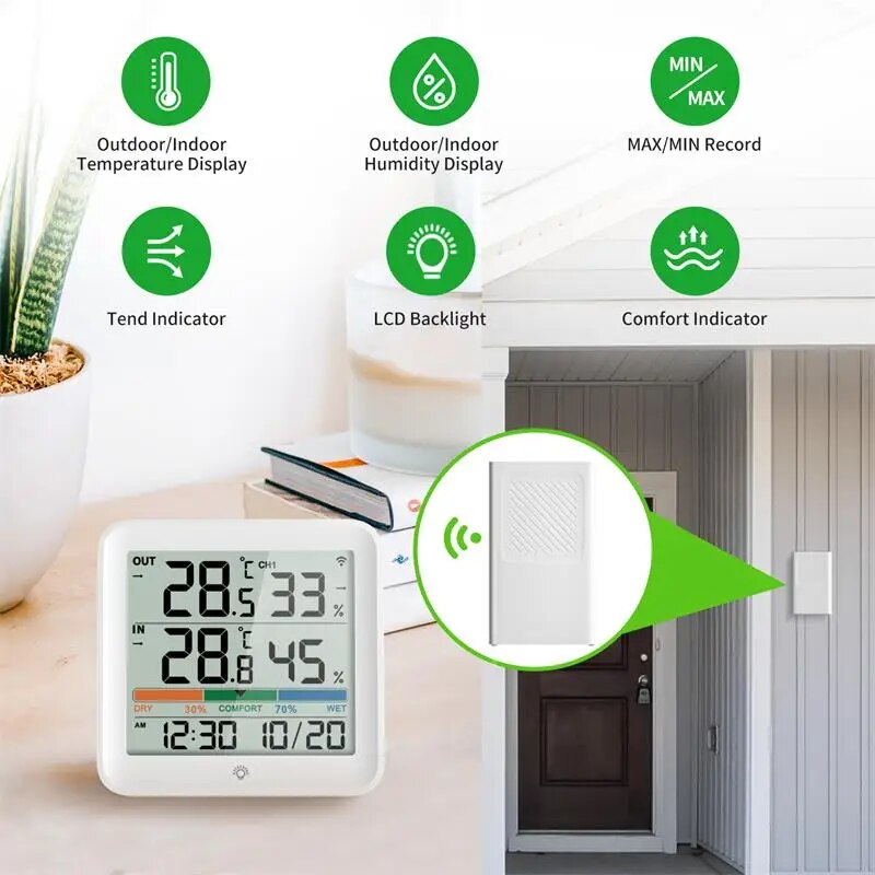 Digitales Thermometer Hygromet – Garden Weather Station Bewertung und Preis