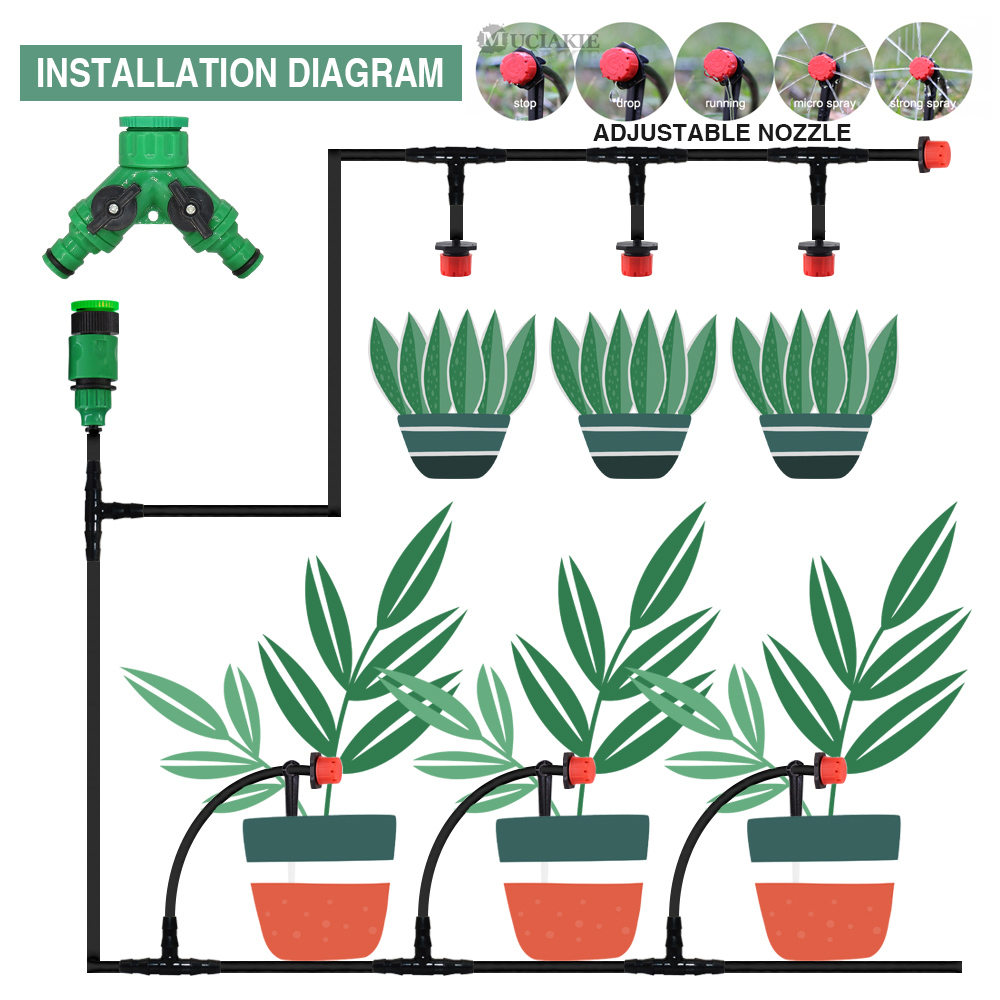 50-5m 1/4 ''Schlauch verstellb – Yoocaa Smart Garden Bewertung und Preis