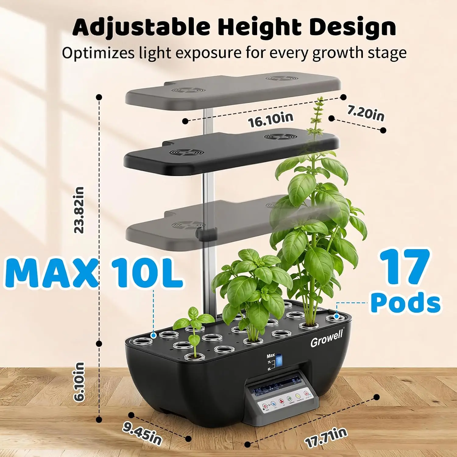 Bestseller Hydroponisches Anba – Indoor Herb Garden Kit Bewertung und Preis