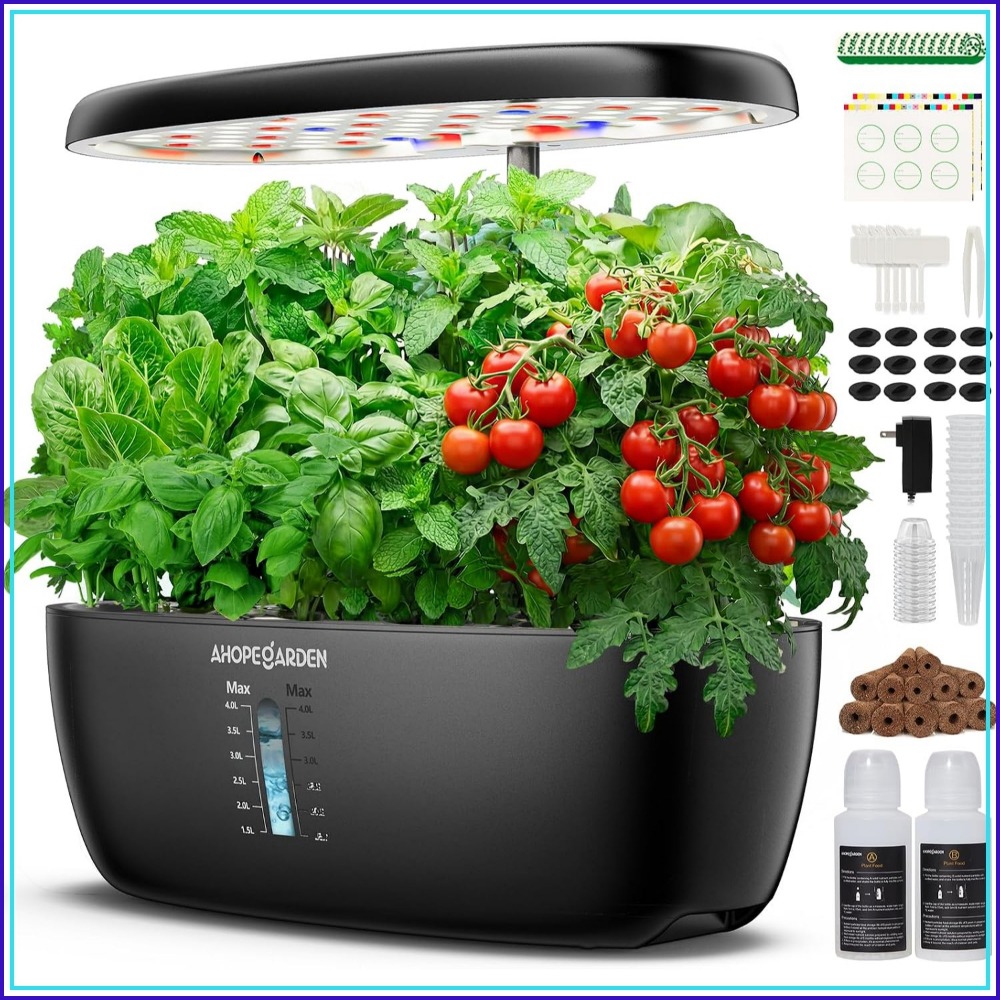 12-Pod Hydroponischer Garten m – Indoor Herb Garden Kit Bewertung und Preis