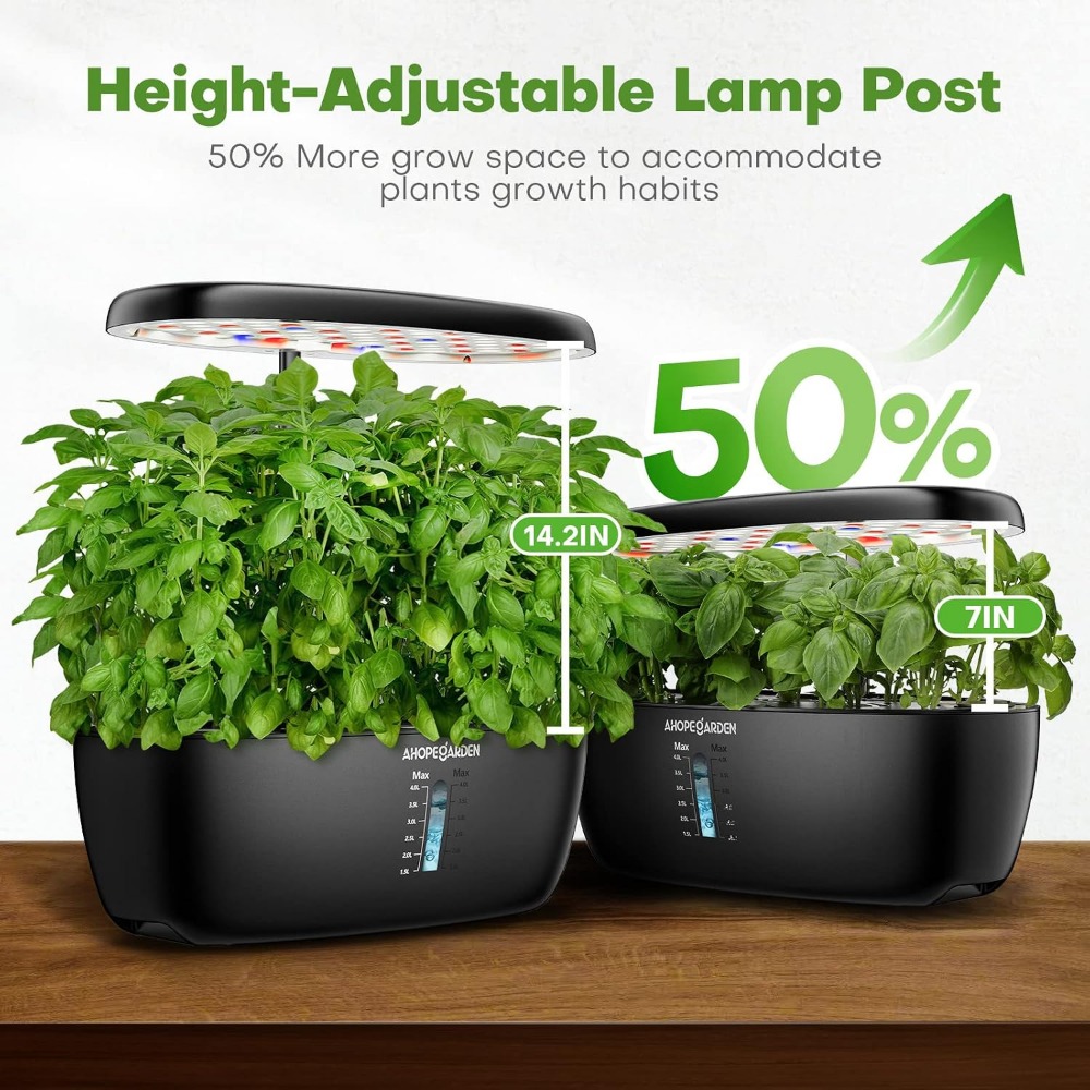 12-Pod Hydroponischer Garten m – Indoor Herb Garden Kit Bewertung und Preis