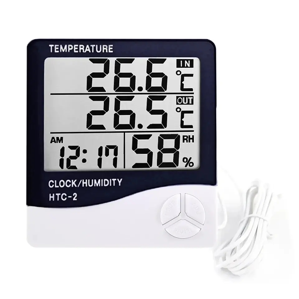 Digitales LCD-Thermometer und  – Garden Weather Station Bewertung und Preis