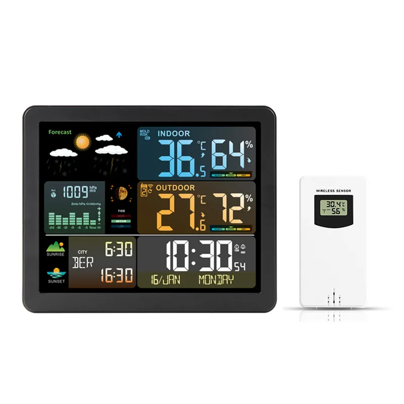 Digitale Wetterstation, Uhr, I – Garden Weather Station Bewertung und Preis
