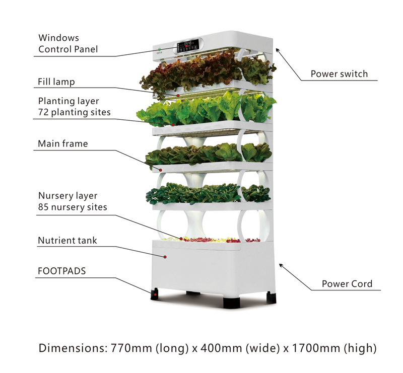 Indoor Kleiner Heimgarten-Pfla – Smart Garden Vertical Planter Bewertung und Preis
