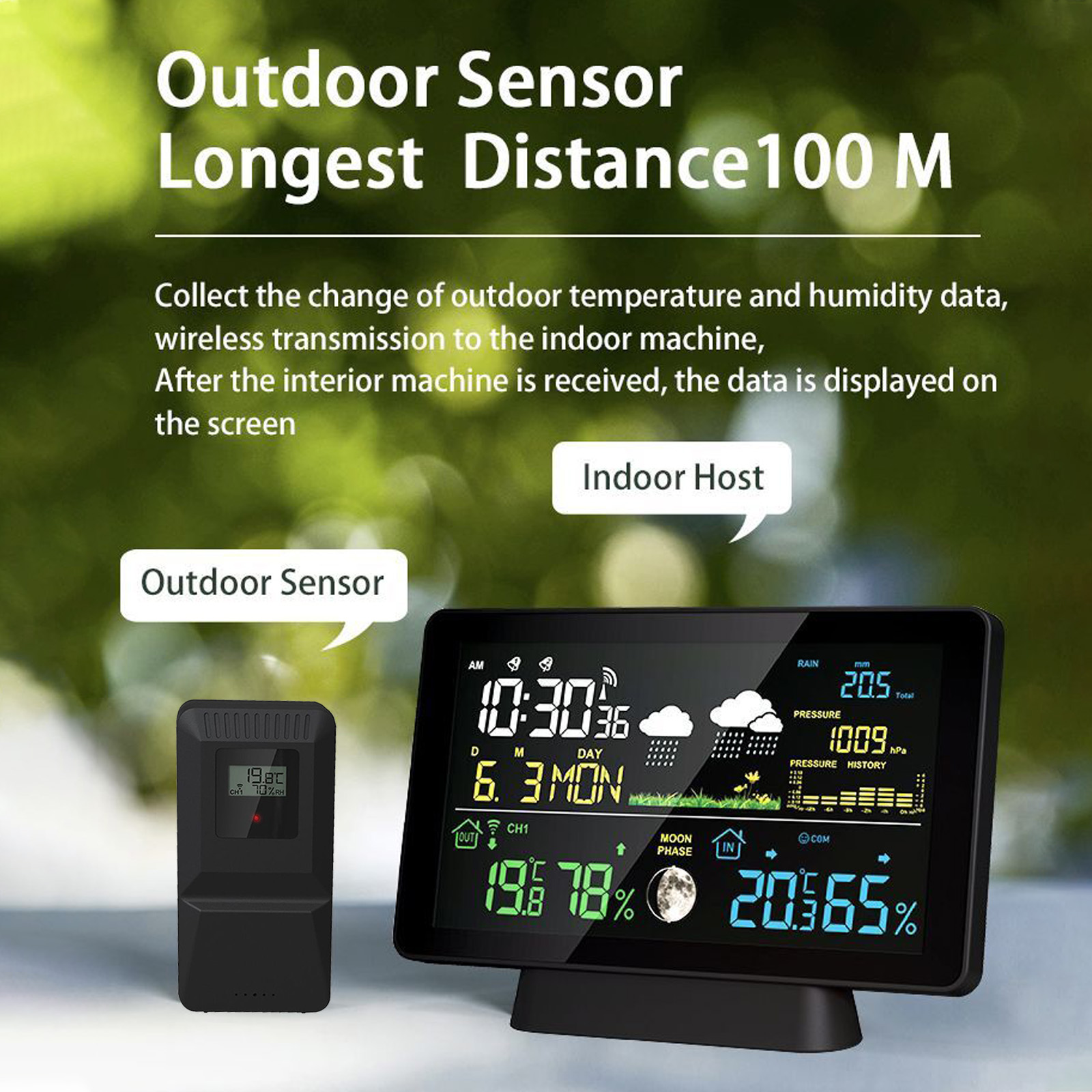 Drahtlose Wetterstation für de – Garden Weather Station Bewertung und Preis